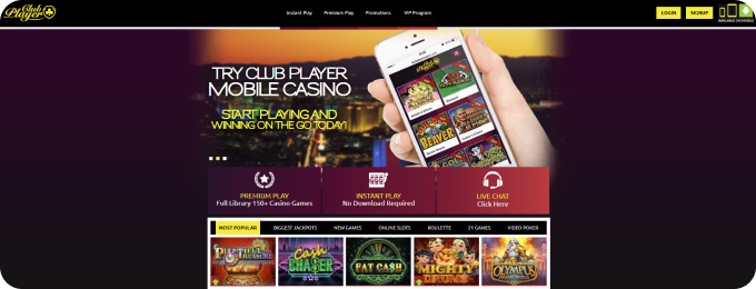 The review site New Online Casinos featured Club Player for its loyalty rewards