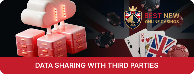 The review site New Online Casinos outlines its policy on third-party data sharing